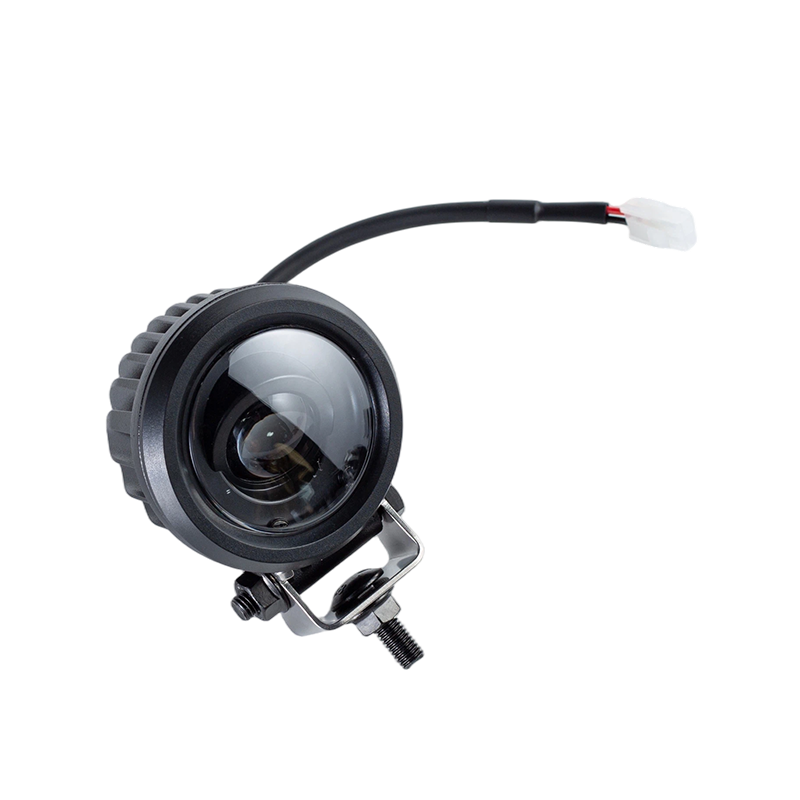 IP67 5W DC9-80V Eğik Yuvarlak Mavi Nokta Forklift Güvenlik Uyarı Işığı