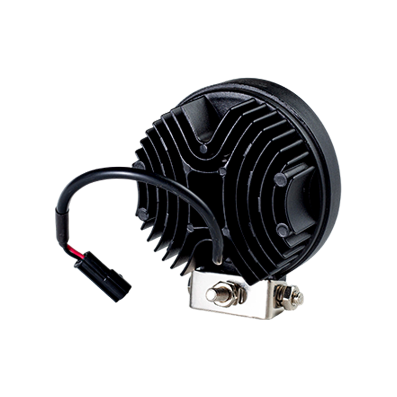 IP67 001 Endüstriyel Araçlar için Ağır Hizmet 9-LED Yuvarlak Çalışma Işığı