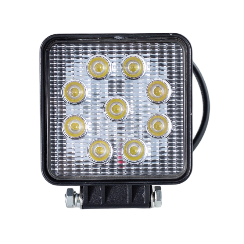 IP67 002 Endüstriyel Araçlar için Ağır Hizmet 9 LED'li Kare Çalışma Işığı