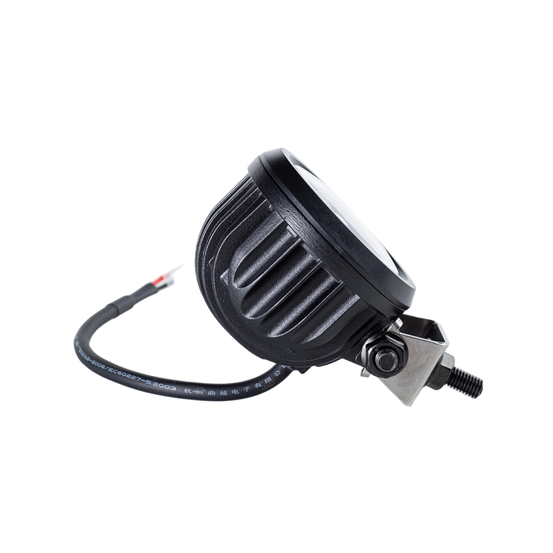 IP67 5W DC9-80V Eğik Yuvarlak Mavi Nokta Forklift Güvenlik Uyarı Işığı