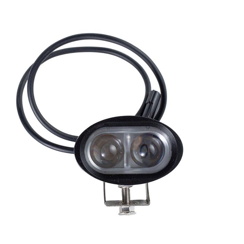 IP67 6W DC9-80V Oval Geniş Işın Kırmızı/Mavi Forklift Güvenlik Uyarı Işığı