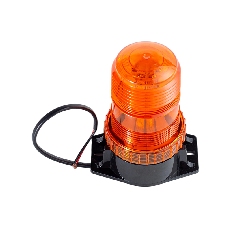 Forkliftler için IP65 8W DC9-80V 360 ° Amber Strobe Beacon Uyarı Işığı