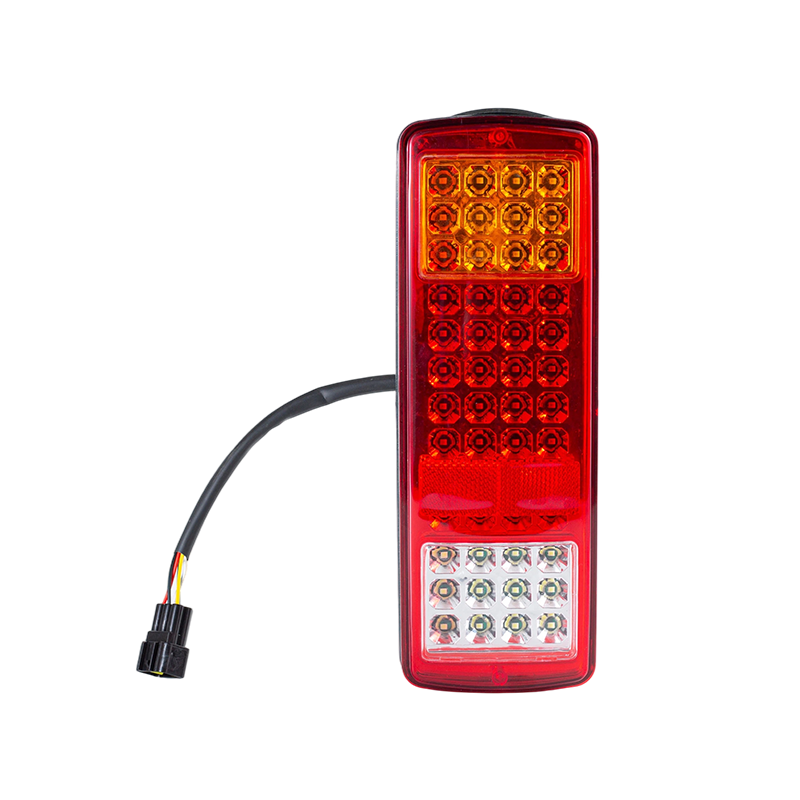 FLDJ-SSWD-002 IP55 6W DC12-24V 3 Renkli Entegre LED Arka Stop Lambası (Sinyal + Pozisyon Lambası + Geri Vites Lambası)