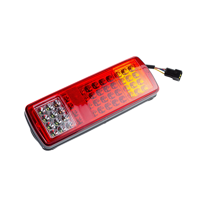 FLDJ-SSWD-002 IP55 6W DC12-24V 3 Renkli Entegre LED Arka Stop Lambası (Sinyal + Pozisyon Lambası + Geri Vites Lambası)