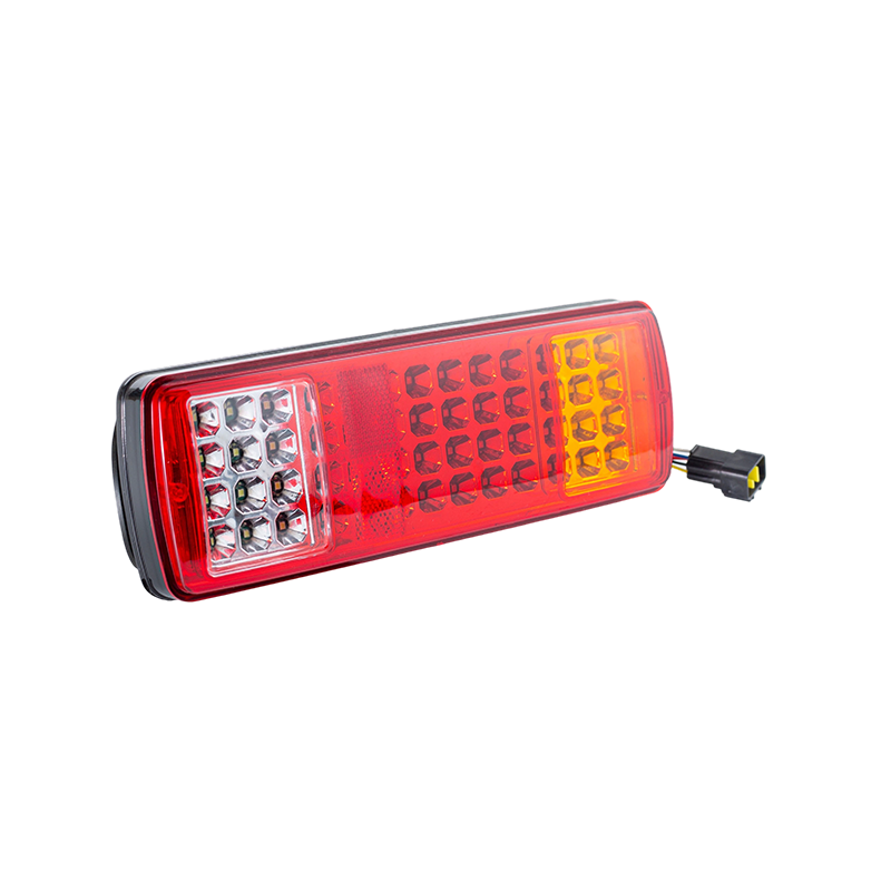 FLDJ-SSWD-002 IP55 6W DC12-24V 3 Renkli Entegre LED Arka Stop Lambası (Sinyal + Pozisyon Lambası + Geri Vites Lambası)