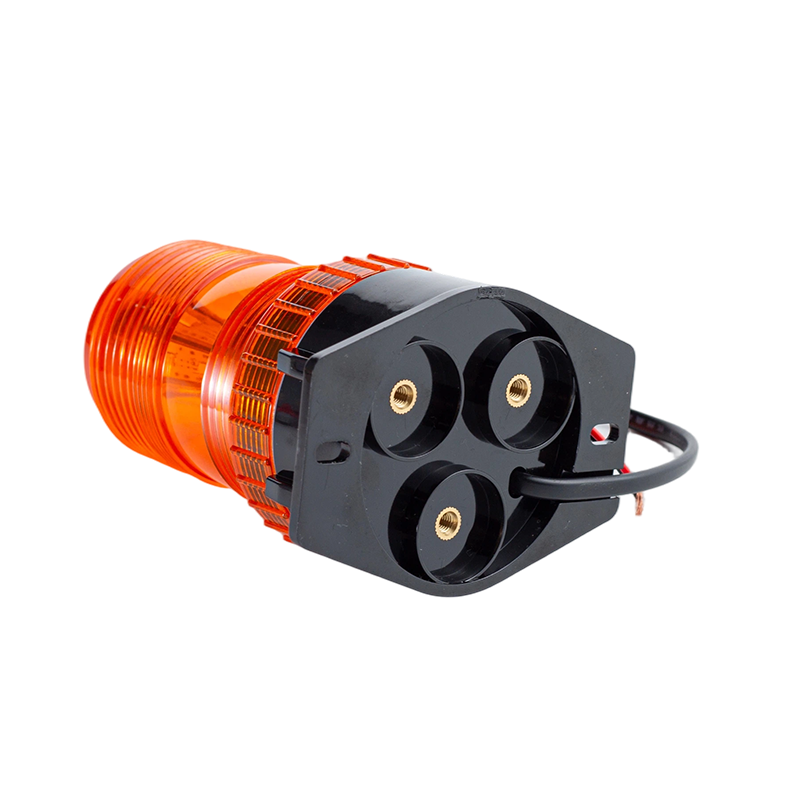 Forkliftler için IP65 8W DC9-80V 360 ° Amber Strobe Beacon Uyarı Işığı