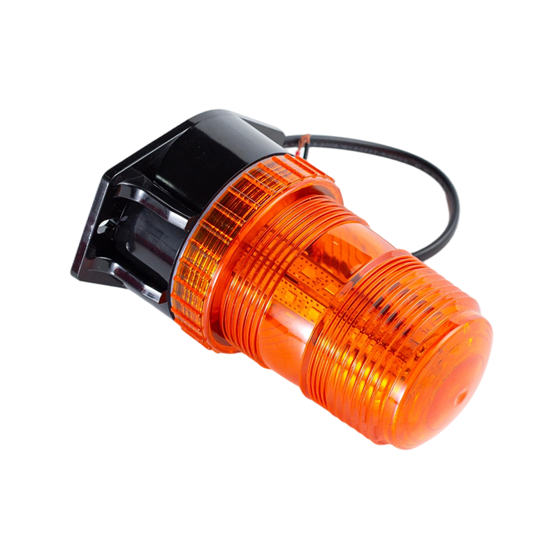 Forkliftler için IP65 8W DC9-80V 360 ° Amber Strobe Beacon Uyarı Işığı